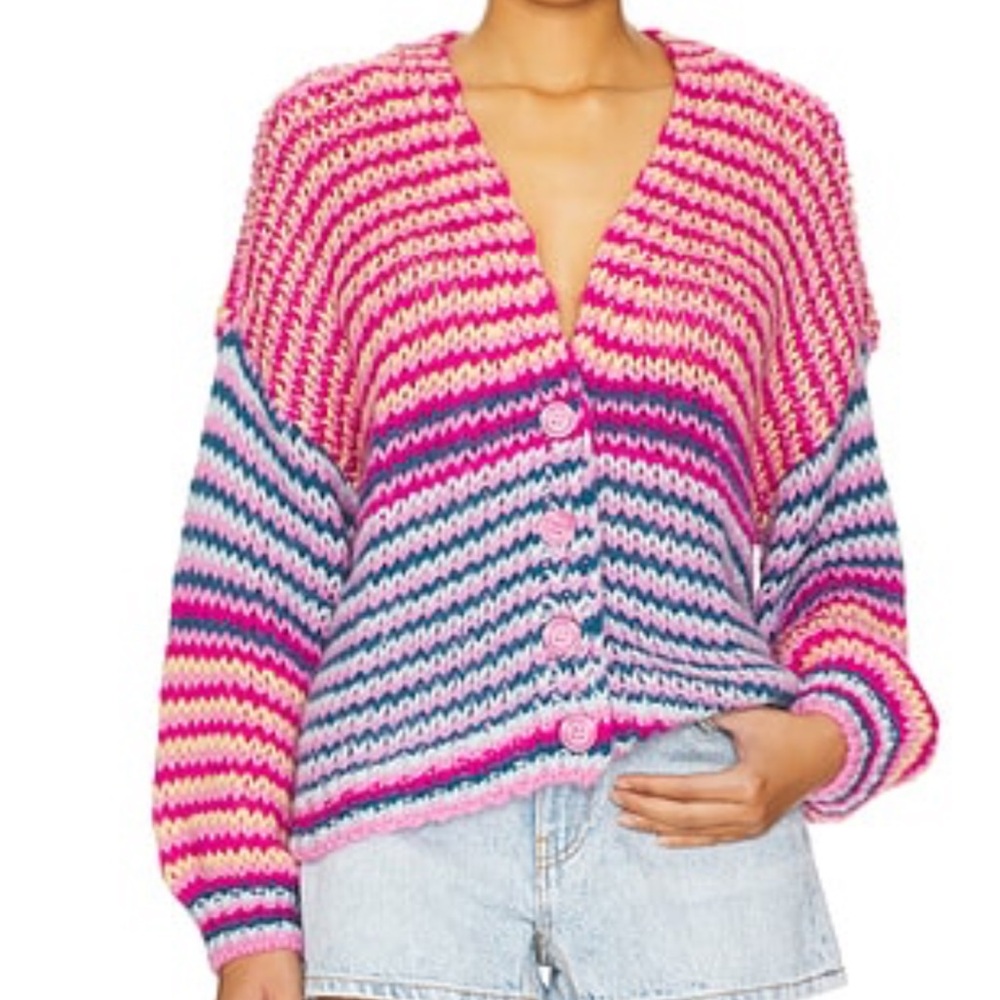 L*Space Lido Cardigan in Miami Tides